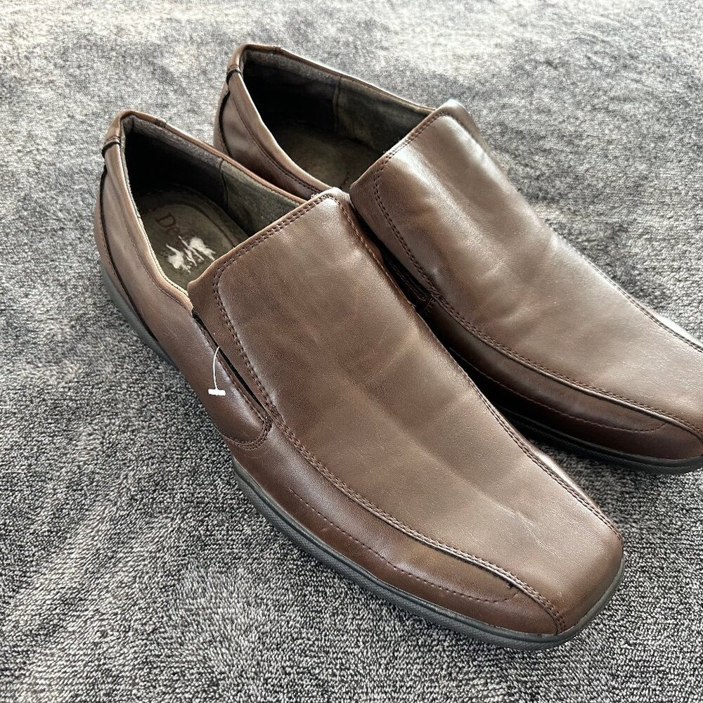 Dexter - Men's Brown Leather Dress Loafers, Dexflex, Size 12